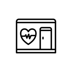 hospital heart icon