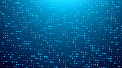 Abstract dot blue green pattern gradient texture technology background.