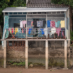 Fototapeta na wymiar Mekong housing
