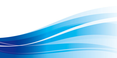 青色ウェーブの抽象背景