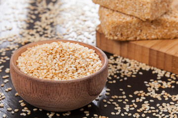 Edible Seeds Of Organic Sesame - Sesamum Indicum