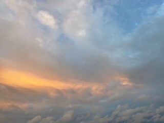 clouds at sunset