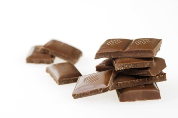 Pieces of chocolate