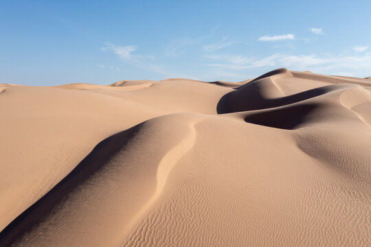 Algodones Dunes in southeastern California near the border to Arizona and Mexico.