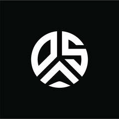 DAS initial logo vector image