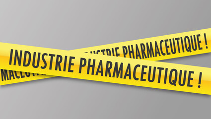 Logo industrie pharmaceutique.