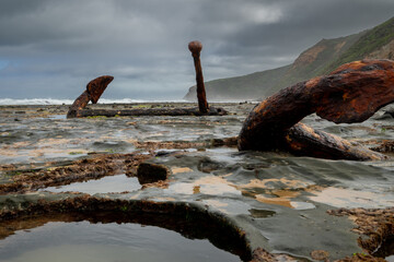 Anchor Ship Wreck Beach Australia
