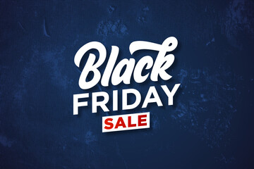 Black friday poster with grunge texture background