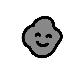 Fototapeta premium 赤ちゃんのうんち・黒