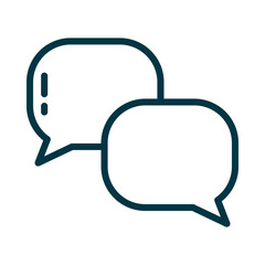 speech bubbles icon