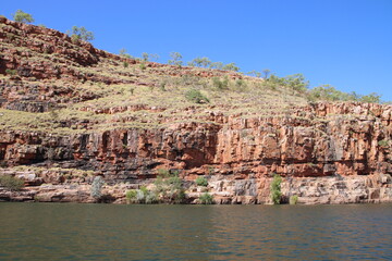 Chamberlain Gorge in the El Questro Wilderness Park in the East Kimberley region of Western Australia.