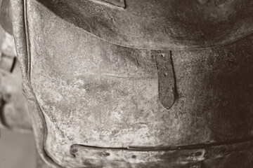 Old Leather Saddle Bag Once Used By Cowboys