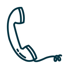 telephone handset icon