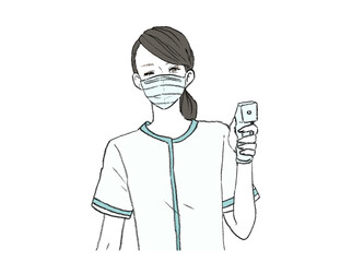 コロナウイルス感染予防イラスト