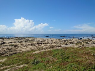 海, 浜, 惰性で進む, 海, 空, 水, 砂, 風景, 岩, サマータイム, 自然, 海岸線, 岩, 雲, アイランズ, 海景, トロピカル, 旅行, ロッキー, トルコ石, 岸, 青, 波, 波, 地平線