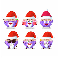 Santa Claus emoticons with rose matta rice cartoon character
