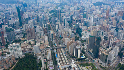 2021 Aug 01 .Looking towards Shenzhen City