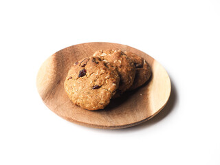 Oatmeal and cranberry cookies