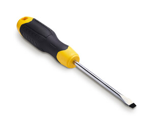 Hand tool. screwdriver isolated on white background