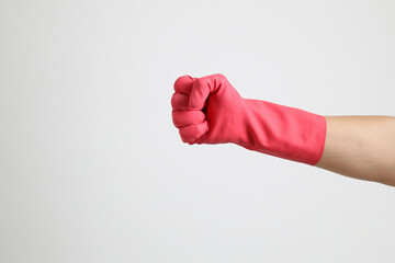 Pink Maid Gloves