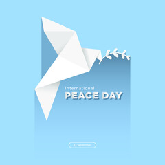 Obraz premium International Day of Peace illustration background