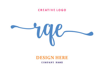 RQE lettering logo is simple, easy to understand and authoritative