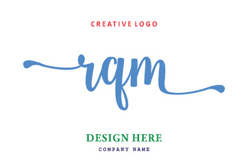 RQM lettering logo is simple, easy to understand and authoritative