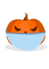 halloween pandemic pumpkin