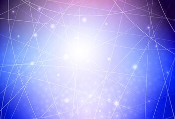 Dark Pink, Blue vector template with repeated sticks.