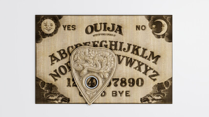 ouija table isolated on white background - 457065666