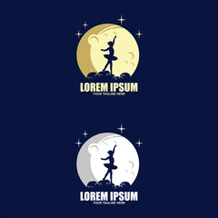 Reaching Stars Logo Design Template. Dream star logo. Emblem, Colorful, Creative Symbol, Icon