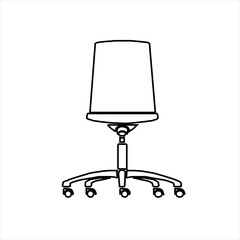 Vector Design Sketch of a leisure chair or office chair