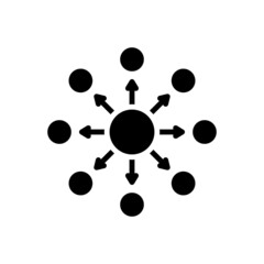 Black solid icon for unitmonad