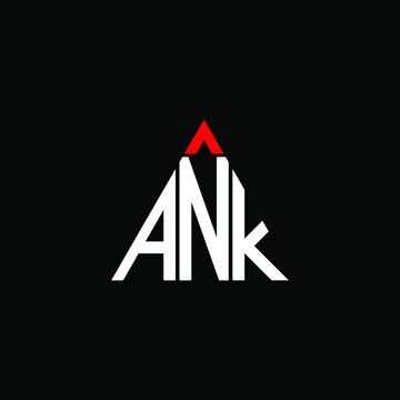 ANK letter logo creative design. ANK unique design

