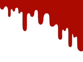 赤がたれてる背景素材