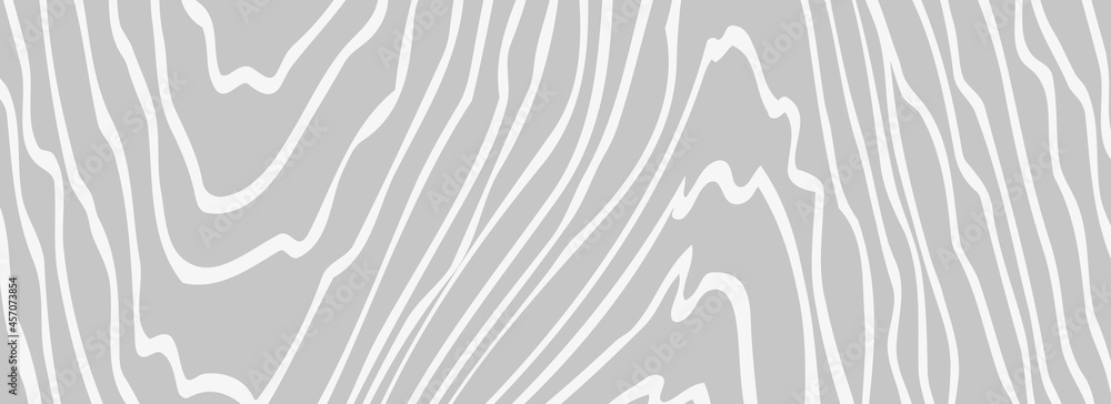 Poster abstract gray waves stripe pattern design. minimal monochrome striped surface texture background. ve