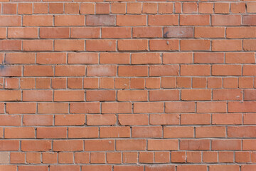 texture of red brick wall