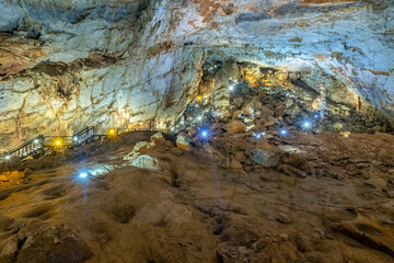 Thien Duong cave, Phong Nha, Quang Bình, Vietnam. The famous cave