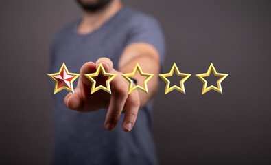 only one star