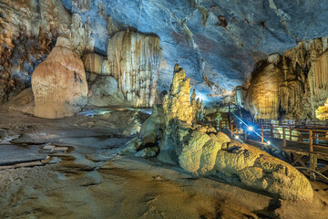 Thien Duong cave, Phong Nha, Quang B&igrave;nh, Vietnam. The famous cave