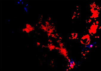 幻想的な赤い血の水彩テクスチャ背景
