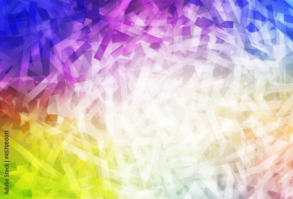 Poster light multicolor vector background with stright stripes.