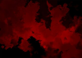 幻想的な赤い血の水彩テクスチャ背景
