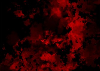 赤と黒の滲むテクスチャ背景
