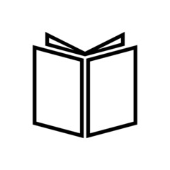 Book vector icon. notebook illustration sign. documents symbol or logo.