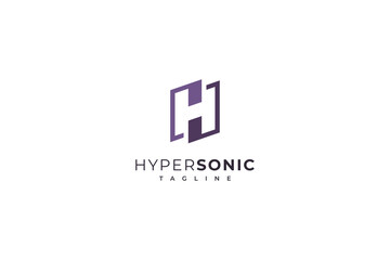 Fototapeta premium Letter H creative business logo design