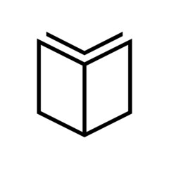 Book vector icon. notebook illustration sign. documents symbol or logo.