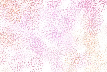 Light Pink, Yellow vector pattern with sharp lines.