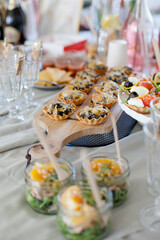 tartlets with mushrooms