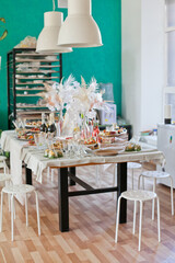 table setting for a dinner